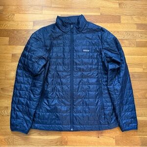 Patagonia Nano Puff Jacket Women’s XL Navy Blue